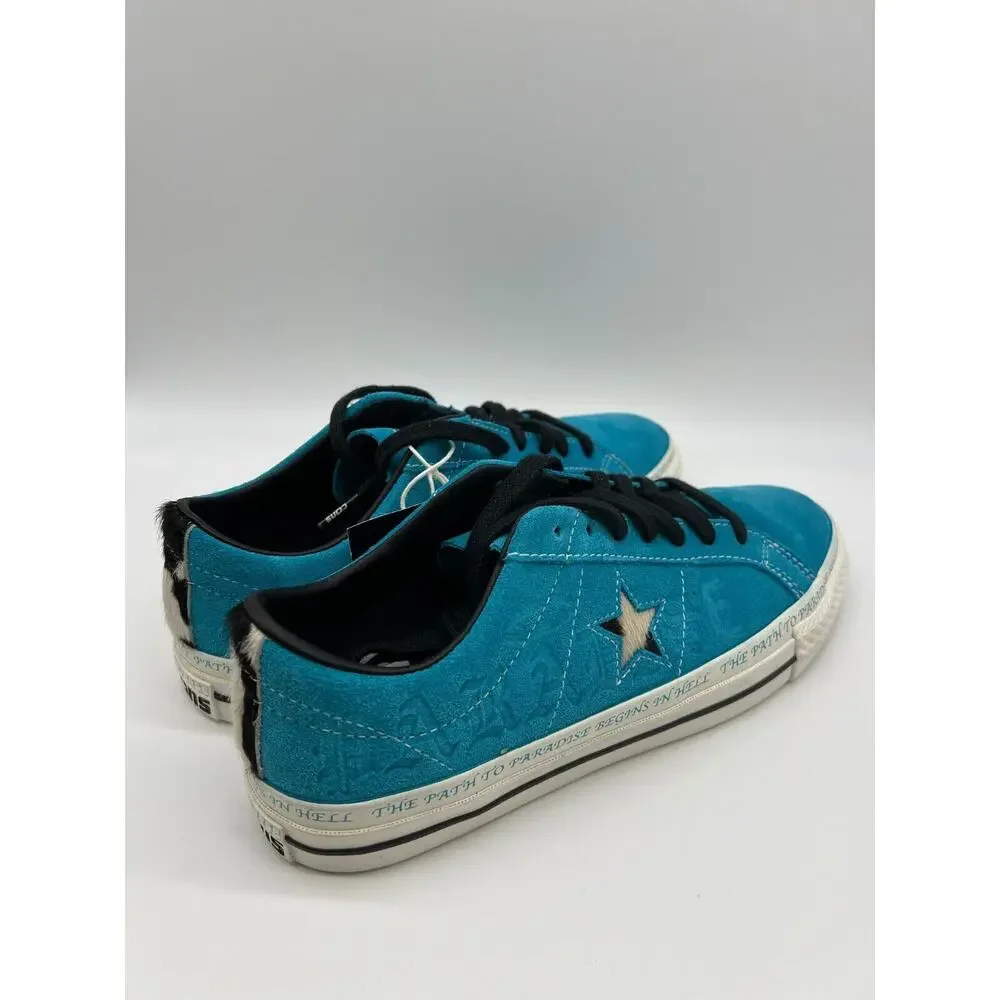 Converse One Star Pro Ox Sean Pablo Rapid Teal 173215C Size Men 8.5/Wom 10 NWT - Picture 11 of 12